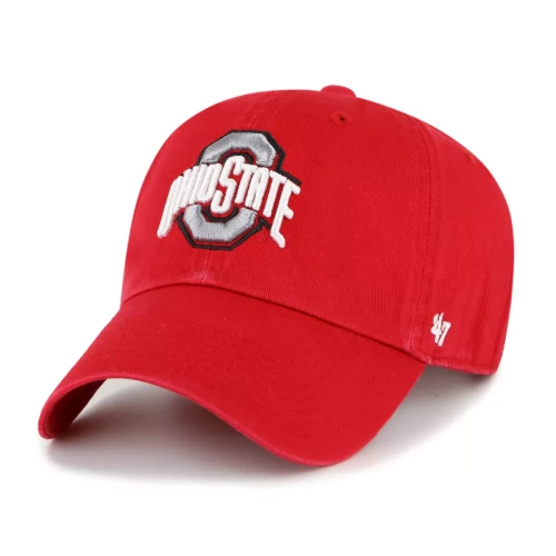 red hat with an ohio state athletic mark on the front 