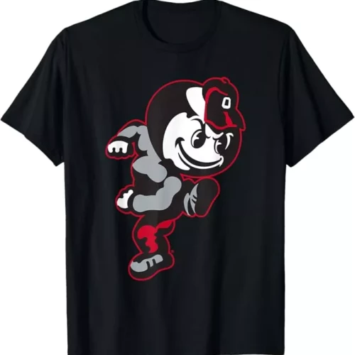 black t shirt with Brutus logo on the front