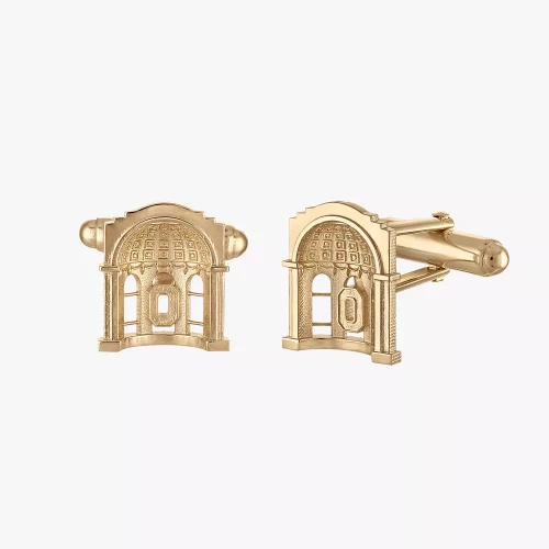 gold ohio stadium rotunda cuff links 