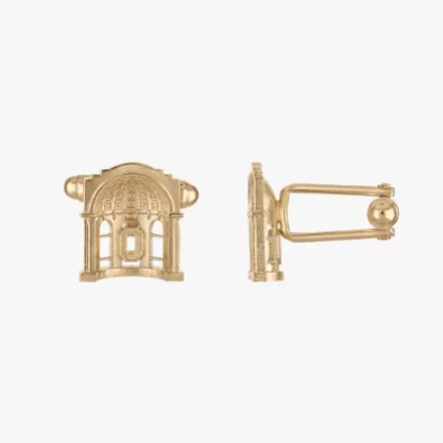 gold cuff links of the Ohio State rotunda 