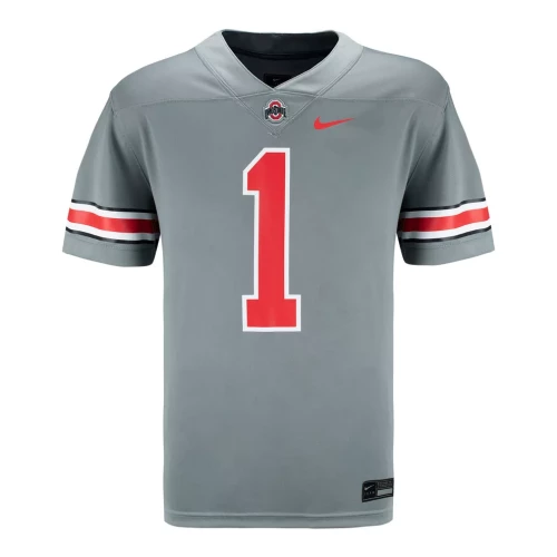 gray jersey on a white background 