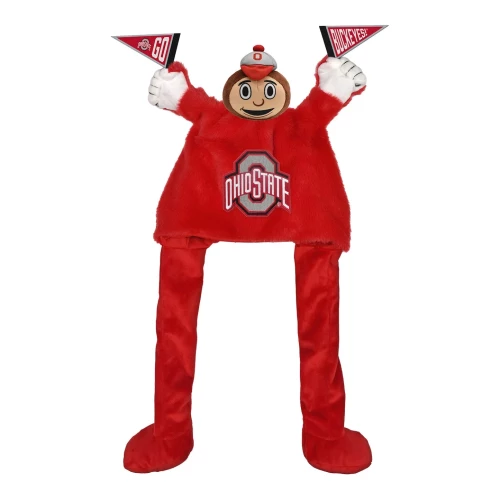 cheering brutus hat with flags on the top