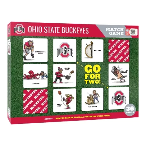 matching game for kids, ohio state themed 